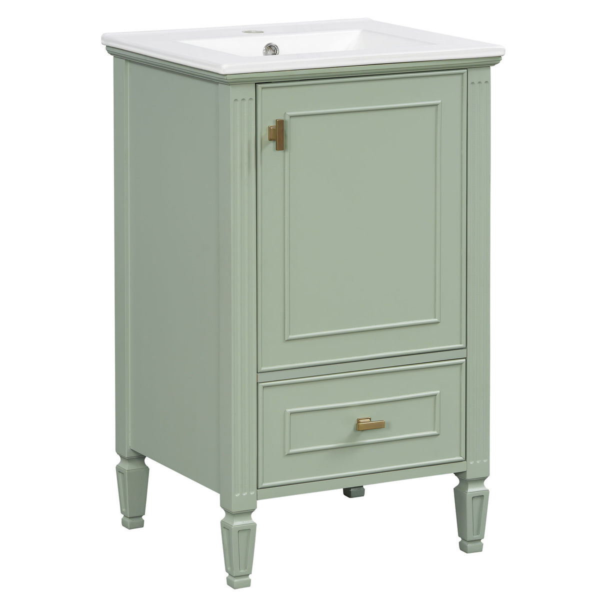 Retro Bathroom Vanity With Sink
