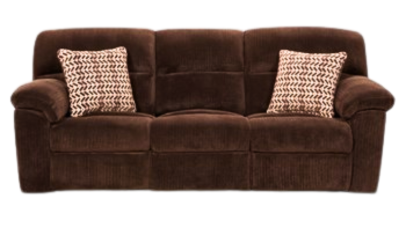 ZAFFORD 1403-CHEM CHEVRON MINK SOFA - 1403CH