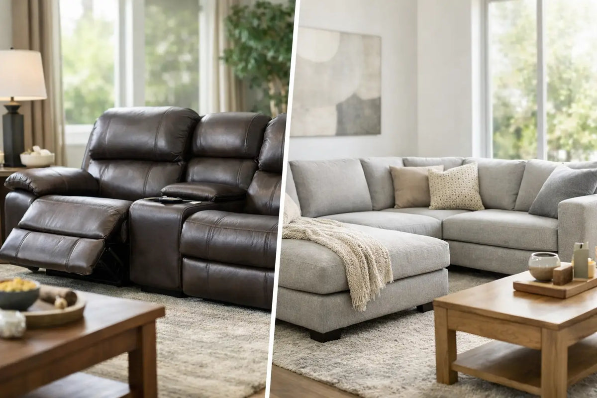 Reclining Sofa Versus Sectional: Which Fits?