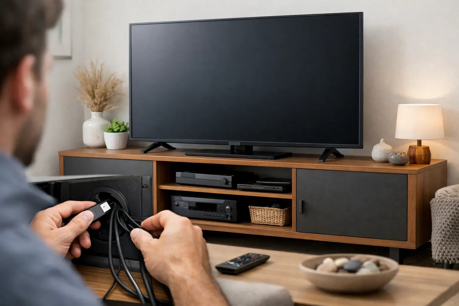 How to Choose a TV Stand With Cable Management