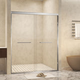 Double Sliding Shower Door With Explosion Proof Film
