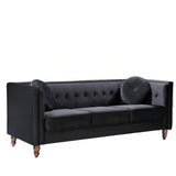 Chesterfield Sofa With Square Arms For Living Room