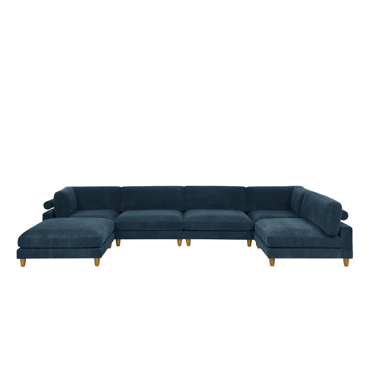 Modern Modular Sectional With Adjustable Back Support