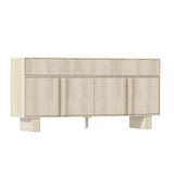 Sideboard Buffet Cabinet With 3 Drawers And 4 Doors For Dining Room