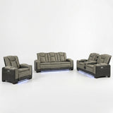 Bruno - Power Reclining Living Room Set With LED Lighting