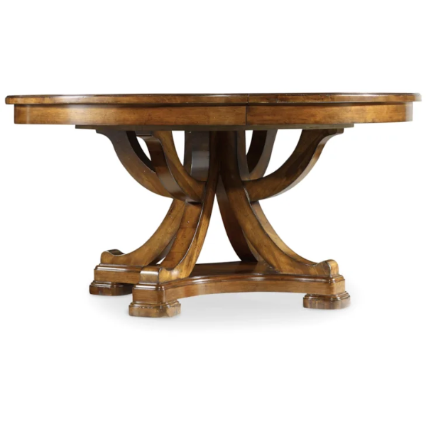 Traditional 60-Inch Round Pedestal Dining Table - 5323-75206