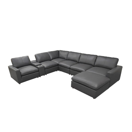 Large Seating Modular Upholstered Sectional