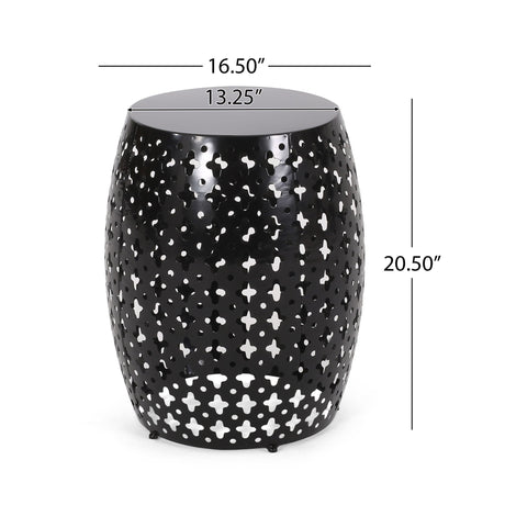 Modern Design, Metal End Table, Large