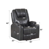 Recliner With Power Lift & Massage