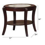 Table With Tempered Glass Shelf