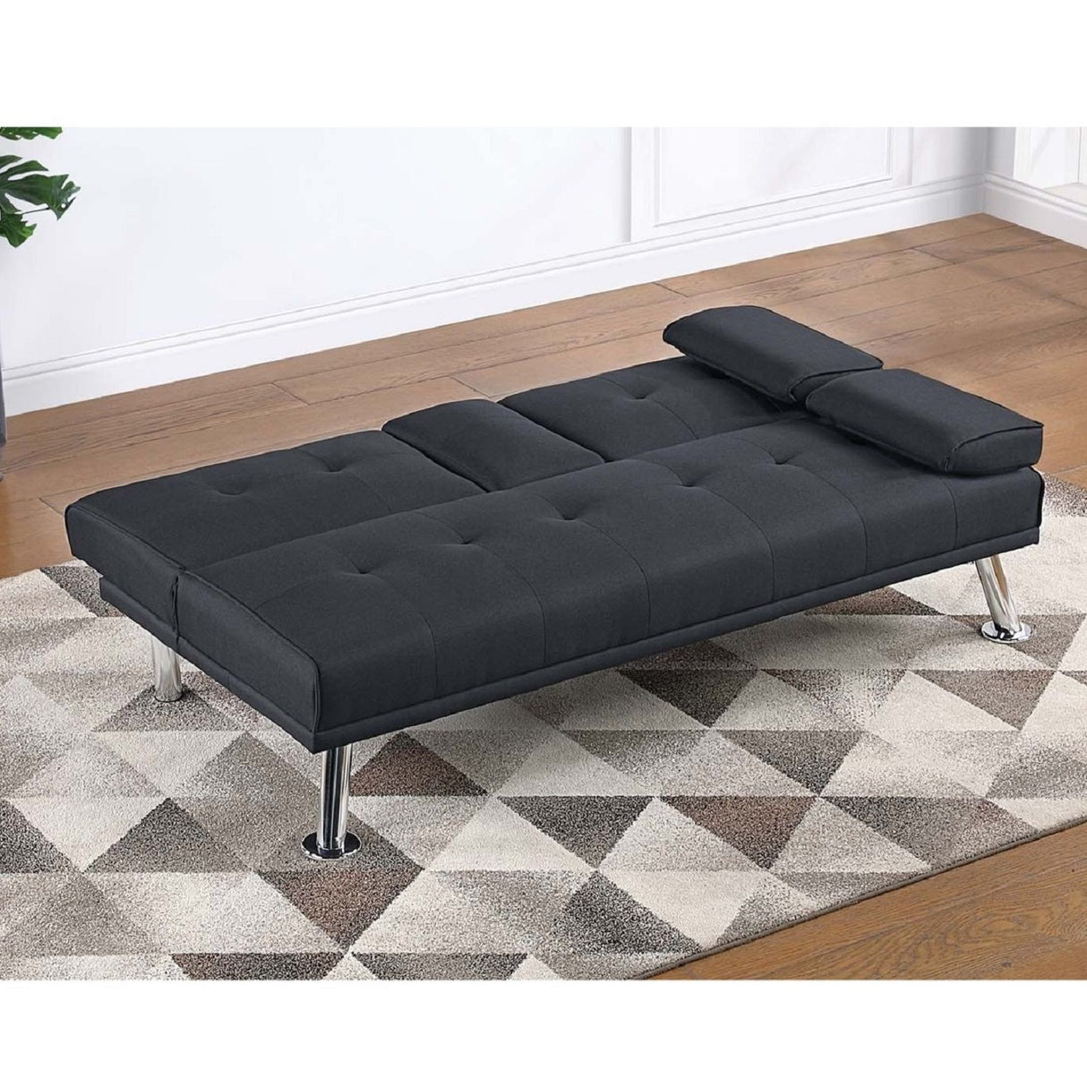 Adjustable Sofa With Fold Down Table And Cup Holders