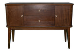 Server 2 Drawer And 2 Cabinet Server - Cherry