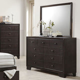 1 Piece Dresser With 9 Drawers - Brown