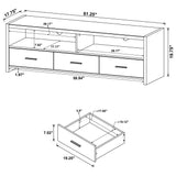Bossert - 3 Drawer Stand - Black