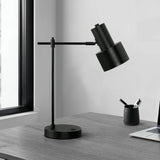 Lighting, Table Lamp, USB Port Included, Modern - Black