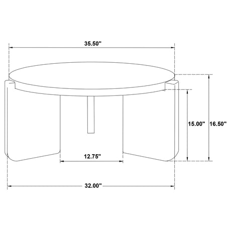 Lansing - Table Set With Round Top