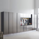 Nova Series - Wall Mounted Utility Storage Garage Cabinet - Dark Gray