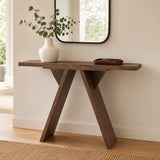 Console Table With V - Shaped Base