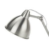 Lighting, Table Lamp, USB Port Included, Nickel Metal, Nickel Shade, Modern - Silver