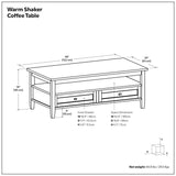 Warm Shaker - Handcrafted Table