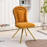 Upholstered Swivel Dining Chairs (Set of 2)
