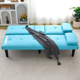 Sofa Bed With Foldable Design And Cup Holder