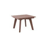 Outdoor Side Table, Wide Tabletop For Patio - Brown