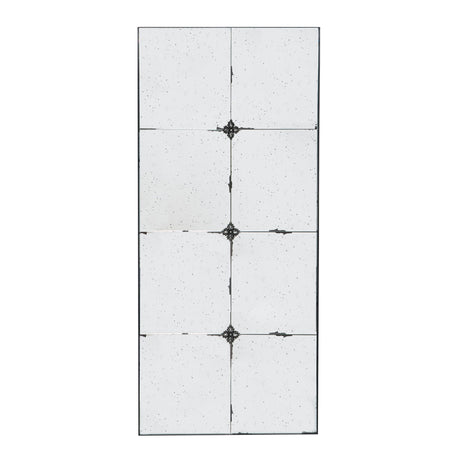 Traditional Decor Style Antique Glass Panel Mirror, Wall Mirror For Bathroom Entryway Console Lean Against Wall