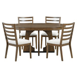 Round Dining Table Set For 4 With Chairs