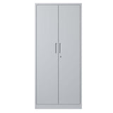 Heavy Metal Garage Storage Cabinet With Locking Doors, Steel, Adjustable Shelves