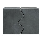 Rectangular Outdoor Indoor Accent Side Table (Set of 2)