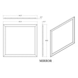 Melissa - Mirror Large Scale Mirror, Fits Matching Dresser