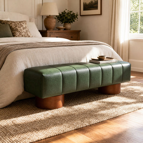 Modern Upholstered Dining Bench