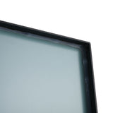 20" Rectangular Wall Mounted Mirror - Black