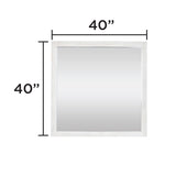 Denver - Square Mirror - Natural / Rustic