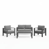 Outdoor Patio Set All-Weather With Thick Cushions