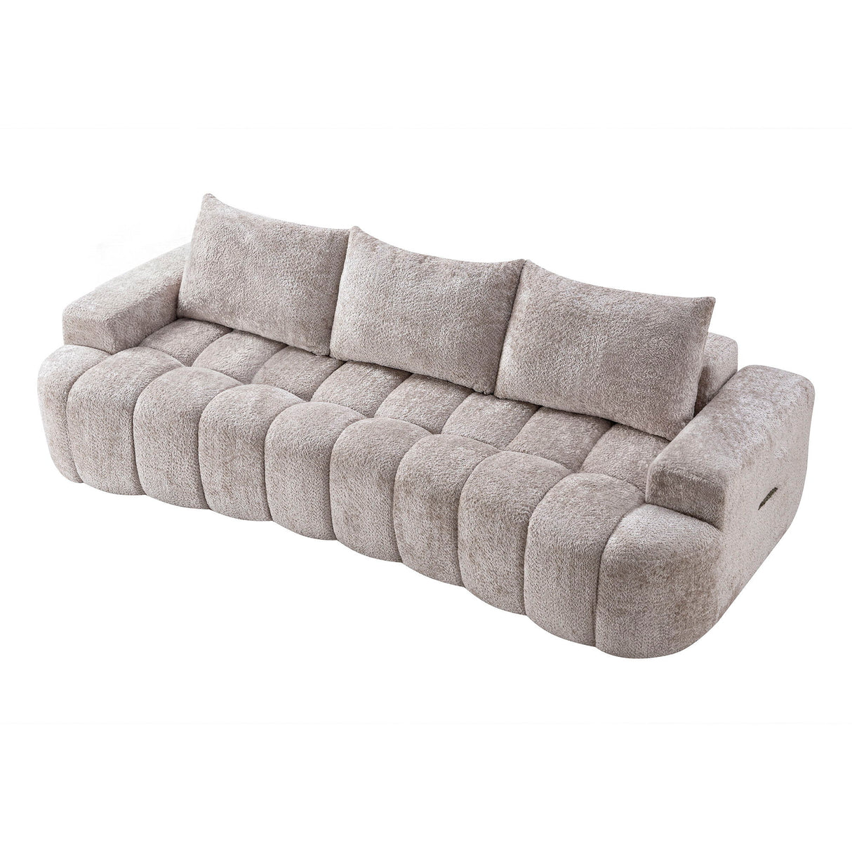 Extra Large Curved Front Compressed Sectional Sofa