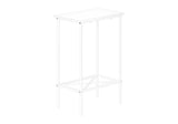 Accent Side Table, Narrow, Small, 2 Tier, Contemporary & Modern