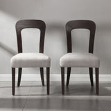 Upholstered Dining Chairs (Set of 2) - Gray