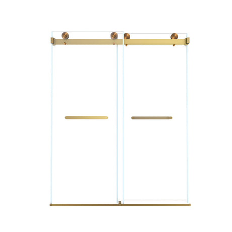 Frameless Double Sliding Shower Door