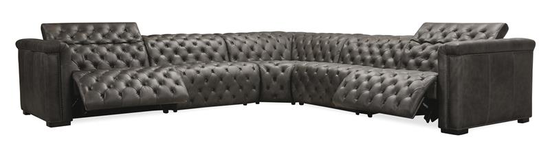 Savion Grandier 5-Piece Sectional with Power Recline & Power Headrest - SS434-G5PS-096