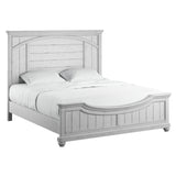 Queen Panel Bed - Gray - Wood