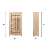 Rowan - Storage Cabinet With Double Doors - Natural