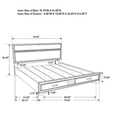 Storage Platform Bed 2 Drawer