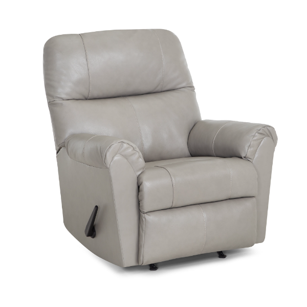 FRANK Harvey Silver Leather Recliner - 474782
