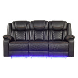 Challenger - LED Power Recliner Sofa