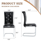 Elegant Design Upholstered Dining Chairs