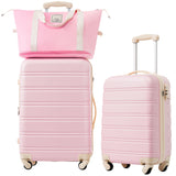 Hardshell Luggage Sets 2 Pieces + Bag Spinner Suitcase With Tsa Lock Lightweight 20" / 24"