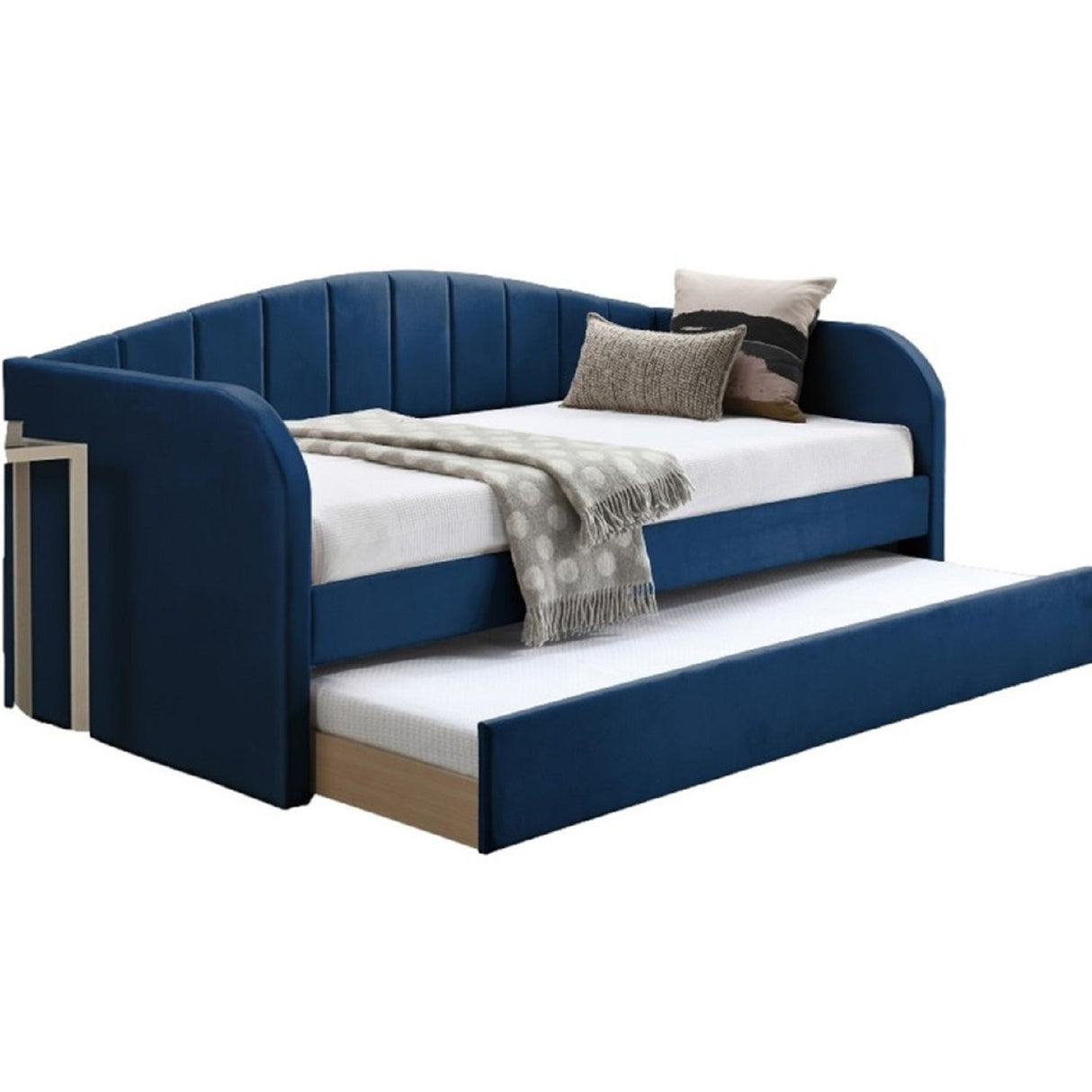 Modern Day Bed Trundle With Slat Support