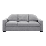 Modern 3 Seater Sofa With Curved Backrest